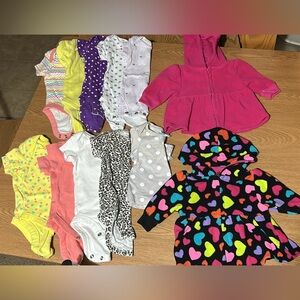 12 piece newborn girl bundle $7